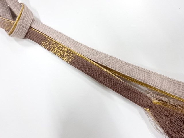 JAPANESE KIMONO / HAND-TIED OBIJIME